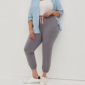 NWT Torrid Super Soft Grey Fleece Jogger, size 2